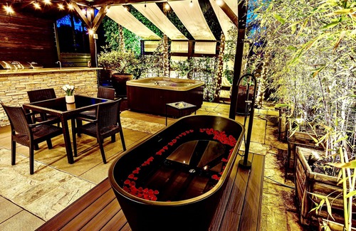 Hillcrest Apartment | Stunning Hillcrest San Diego Zen Studio OutdoorLiving HotTub RainShower Jacuzzy