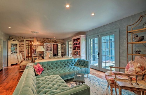 Rosemont House | Stunning Home by the Delaware River with Hot Tub!
