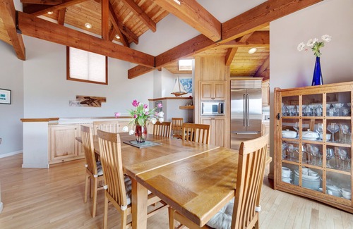 Mendocino House | Stunning Home on the Bluffs w/Ocean Views, Redwood Decks, Hot Tub & Sauna