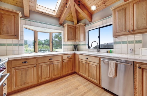 Mendocino House | Stunning Home on the Bluffs w/Ocean Views, Redwood Decks, Hot Tub & Sauna