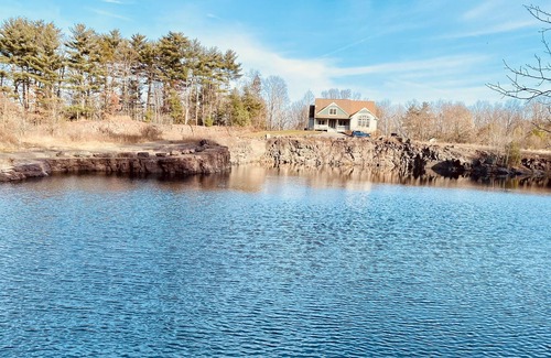 Cresco House | Stunning Home on14acres. Private Lake&beach, 4BR(private baths). Near Mt Pocono
