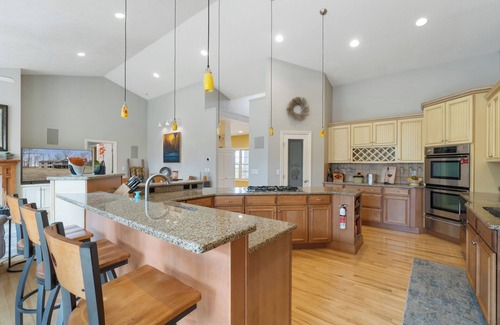 Brooklyn House | Stunning lake access home just steps from renowned Clarklake with two dock slips