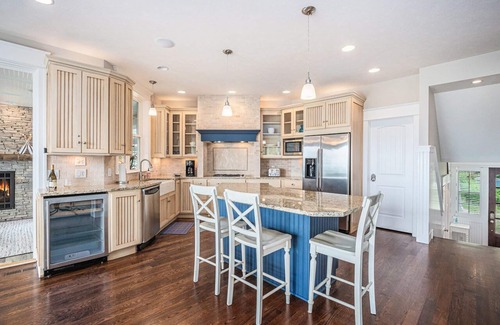 Lake Michigan Beach House | Stunning Lake Michigan Home w/Private Beach