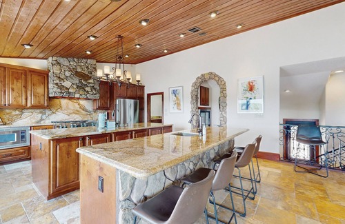 Spicewood House | Stunning lakefront home with balcony, AC, W/D, & incredible views