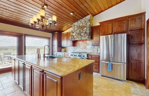 Spicewood House | Stunning lakefront home with balcony, AC, W/D, & incredible views