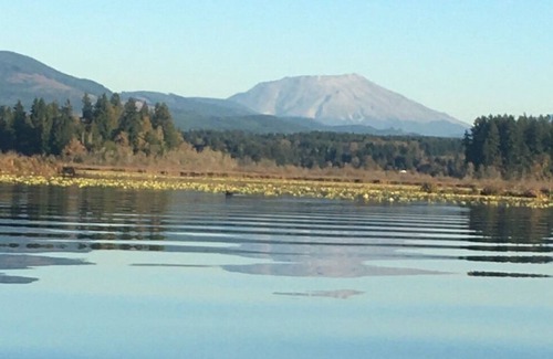 Silver Lake House | Stunning lakefront w-dock Silver lake to Mt St Helens No Pets-No Exceptions!