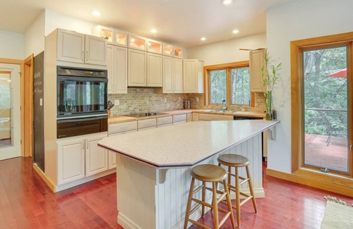 Monroe House | Stunning Monroe Home w/ Sunroom & Deck!