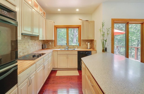 Monroe House | Stunning Monroe Home w/ Sunroom & Deck!