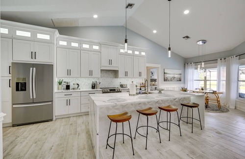 Crown Pointe House | Stunning Naples Home w/Pool, Patio, Water Views