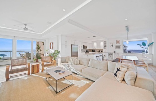 George Town Condo | Stunning Ocean Front 2-bedroom condo + office minutes away from Seven Mile Beach