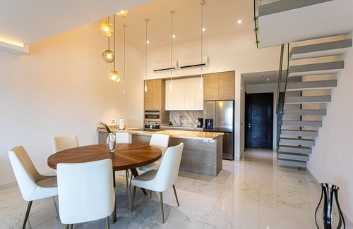 Puerto Juarez Apartment | Stunning Ocean View Penthouse 2 bedroom & office at Mareazul Casa Diva