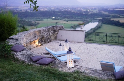Torrita Tiberina Villa | Stunning private villa with A/C, sauna, WIFI, hot tub, TV, patio, panoramic view and parking