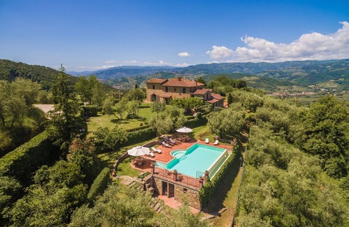 Monsummano Terme Villa | Stunning private villa with WIFI, private pool, hot tub, A/C, TV, patio and panoramic view