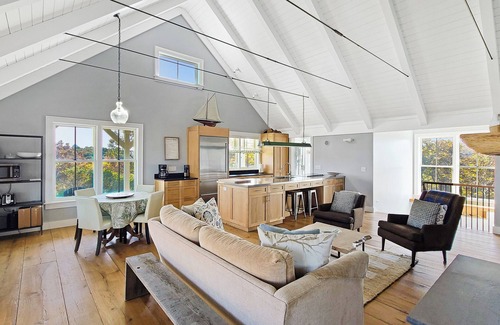 North Truro House | Stunning & Private 6BD+ Oceanfront Complex-Amazing Views, A/C, Hot Tub, Walk to Coast Guard Beach