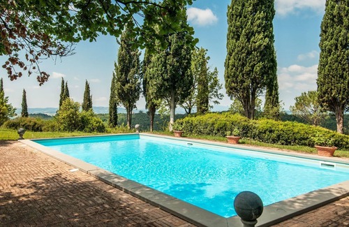 Montalcino Villa | Stunning private villa for 16 guests with A/C, private pool, WIFI, TV, patio and panoramic view