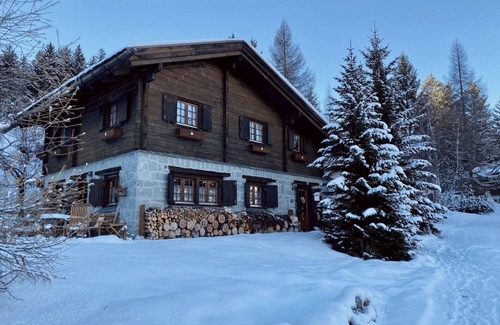 Riom-Parsonz House | Stunning private villa for 8 guests with WIFI, TV, patio, panoramic view and parking