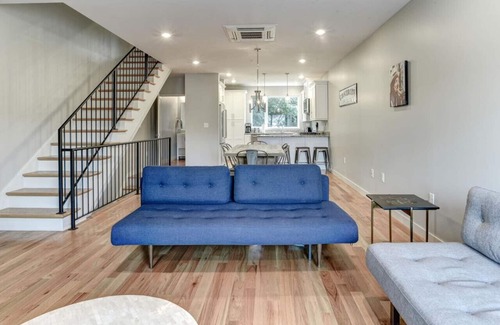 Asheville Apartment | Stunning Rooftop Terrace Townhome Private Elevator
