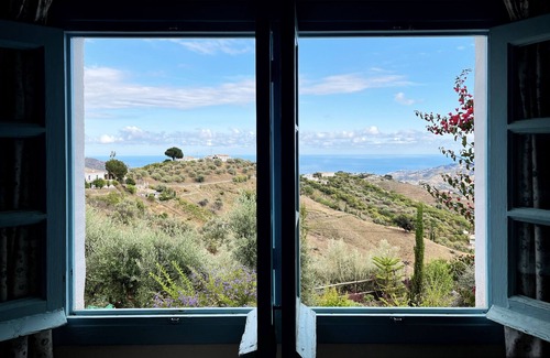Frigiliana Villa | Stunning Rural Apartment With Private Pool, full AC and Panoramic Sea View