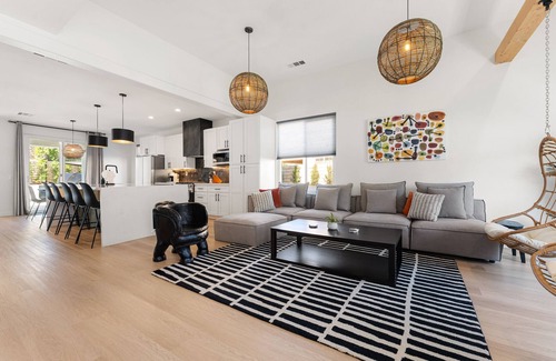 Coachella House | Stunning salt-water pool home with games and more!