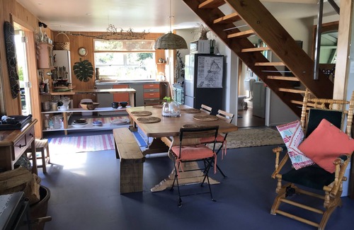 Paparoa National Park House | Stunning sea views, sunsets in a cosy holiday home suitable for families/couples