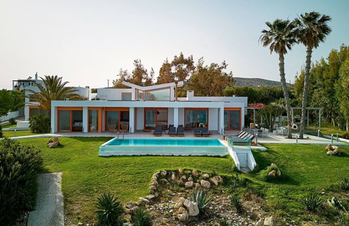 Lahania Villa | Stunning Seafront Villa | 7 Bedrooms | Villa Seven | Private Villa with Pool |.