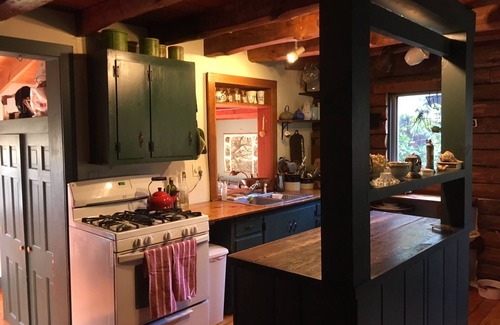 Andes House | Stunning, Secluded Log Home Surrounded by Woods and Water
