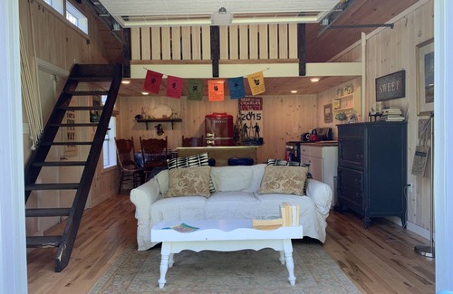 Castine Cottage | Stunning Tiny House -as if Below Decks on a Yacht! Sailing inspired interior.