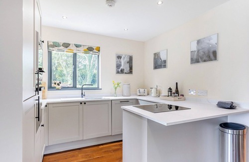 Menai Bridge Ski Chalet | Stunning two storey contemporary lodge on the edge of the lake.