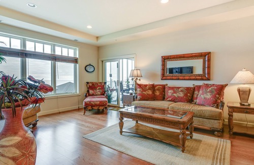Au Gres Condo | Stunning Vacation Rental on Lake Huron w/ Balcony!