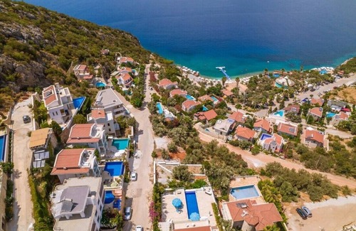 Kalkan Villa | Stunning Villa for 10, Gym, Sauna, Great Sea Views