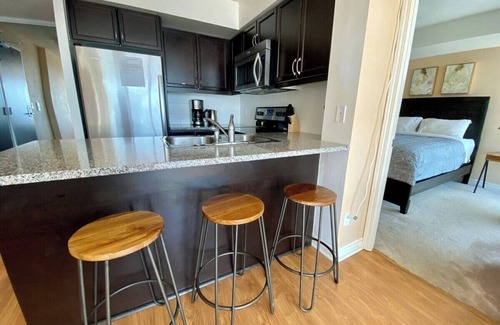 Toronto Entertainment District Apartment | Stylish 1 Bedroom Condo with Unobstructed CN Tower View