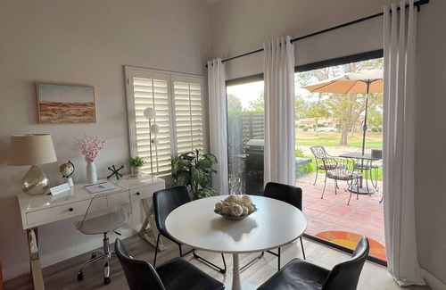 Palm Desert Condo | Stylish 2-bedroom condo in Palm Desert with WiFi, AC, and a golf course!