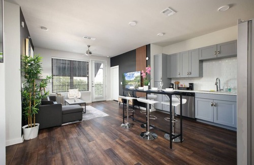 Southtown Apartment | Stylish 2 BR w/Gym, Parking Near Rvrwalk & Dome