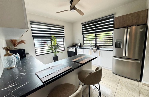 Aguadilla House | Stylish 3-bedroom house with King Suite, Pool, Terrace, AC, WiFi in Aguadilla