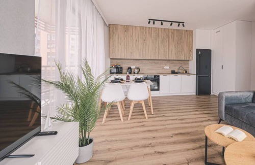 Mlyniska Apartment | Stylish Apartment by Gdańsk Shipyard