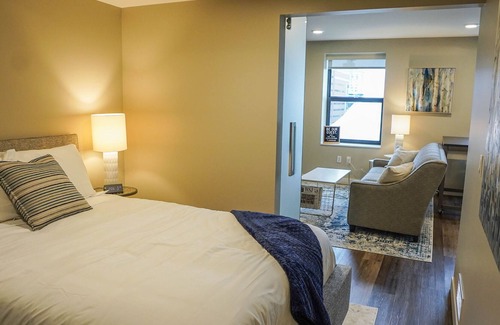 Grand Rapids Apartment | Stylish Apartment Downtown - Perfect for Long Stays
