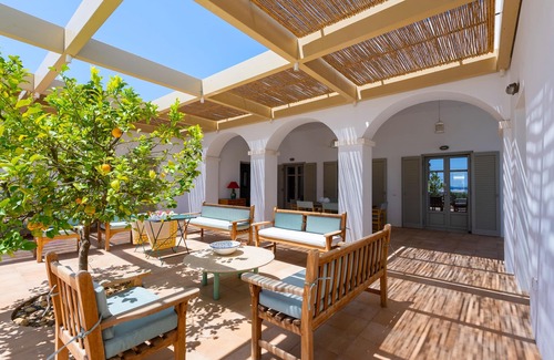 Paros Villa | Stylish Beachside Villa with Pool and Lavender Gardens