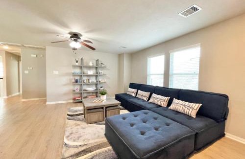 Spring House | Stylish Brick Family Home with Theater Room