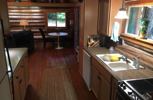 Sagle Cabin | Stylish Cabin in 12 Acres of Private Forest