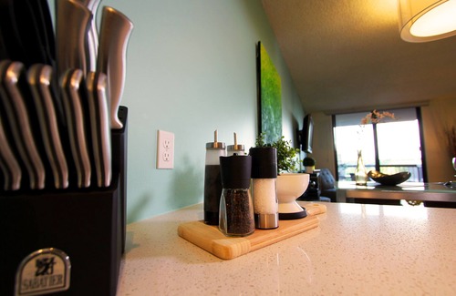 Eau Claire Condo | Stylish Calgary Downtown Executive Suite #BL231315