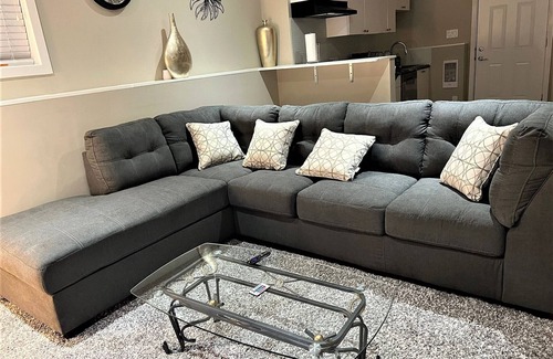 Saskatoon House | Stylish, Comfortable & Family-friendly 2Bdrm Suite: Double parking on property.
