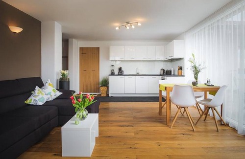 Hoerbranz Apartment | Stylish Holiday Apartment “Dreiländerblick” with Private Balcony & Wi-Fi