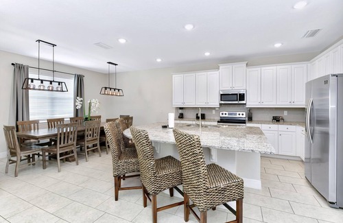 Galilee House | Stylish Home with Themed Rooms, Game Room and Waterpark & Resort Access near.