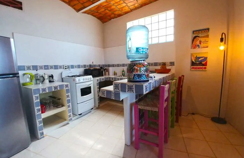 Los Pescadores House | Stylish indoor/outdoor, 2 bedroom beachfront loft living at La Esquina Peresoza.