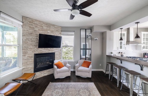 Fall Creek Place House | Stylish Indy Home with Hot Tub - Minutes from Downtown!