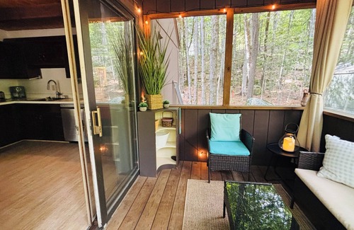 Lake Ariel House | Stylish Lake Retreat with Pool, Beaches & Fire Pit