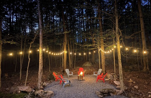 Lake Ariel House | Stylish Lake Retreat with Pool, Beaches & Fire Pit