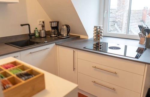Mering Apartment | Stylish maisonette for 8 people in the town center of Mering