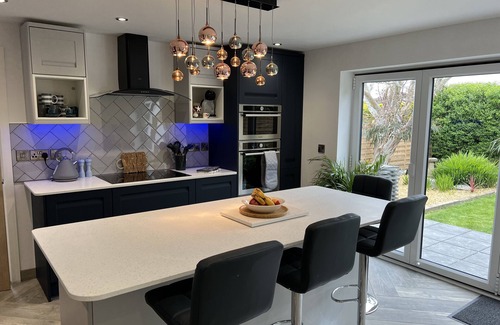 Holyhead House | Stylish Modern Home with Parking, Enclosed Garden