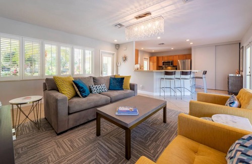 Poinsettia Heights House | Stylish Oasis with Heated Pool & King Beds Near Wilton Manors & Beach